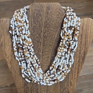 Vintage Vtg Southwestern Style Multi-Strand Beaded Necklace